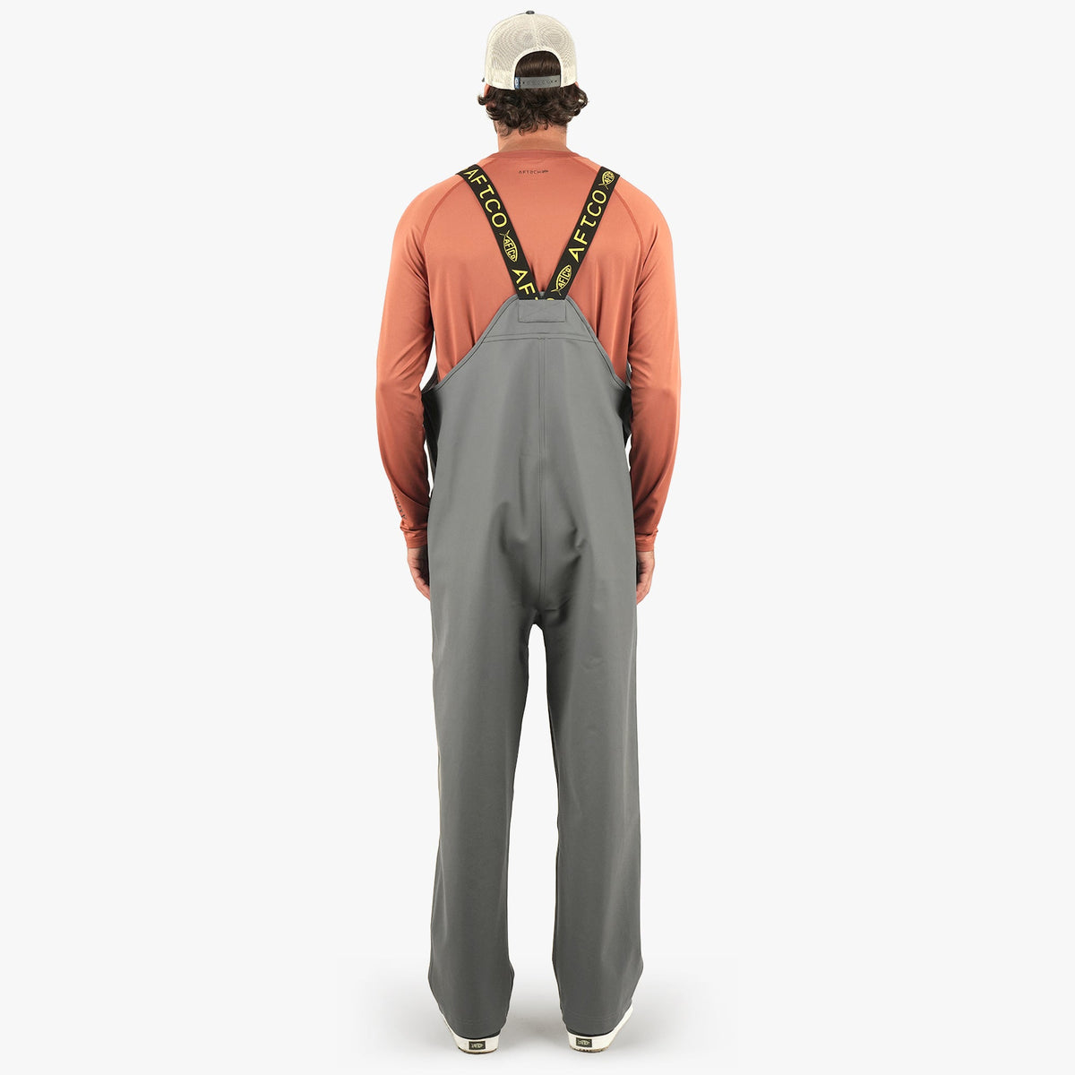 Mens Deep Set Waterproof Fishing Bibs - AFTCO
