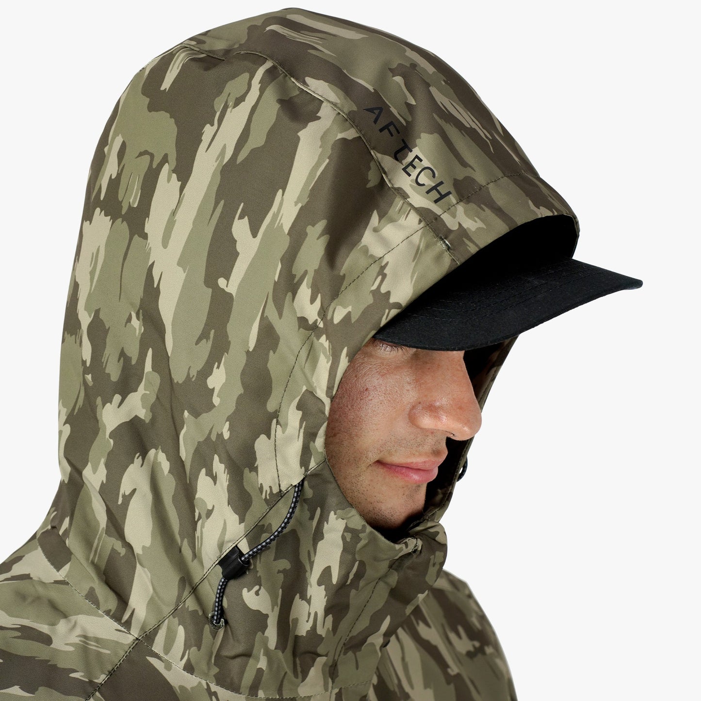 Mens Crossing Printed Camo Fishing Jacket - AFTCO