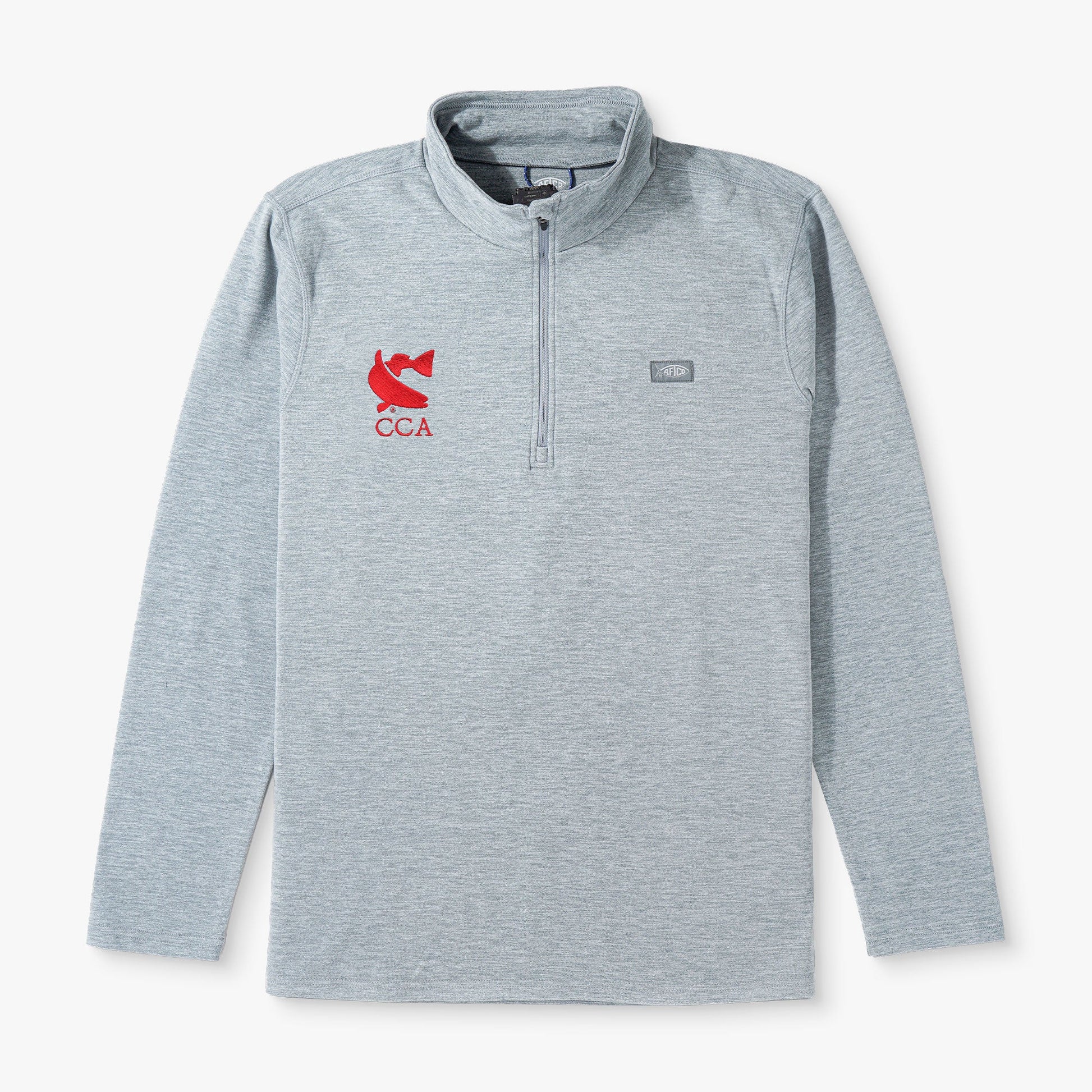 Mens CCA Coastal Layer 1/4 Zip Fishing Pullover - AFTCO