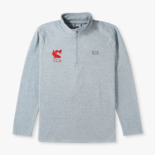 Mens CCA Coastal Layer 1/4 Zip Fishing Pullover - AFTCO