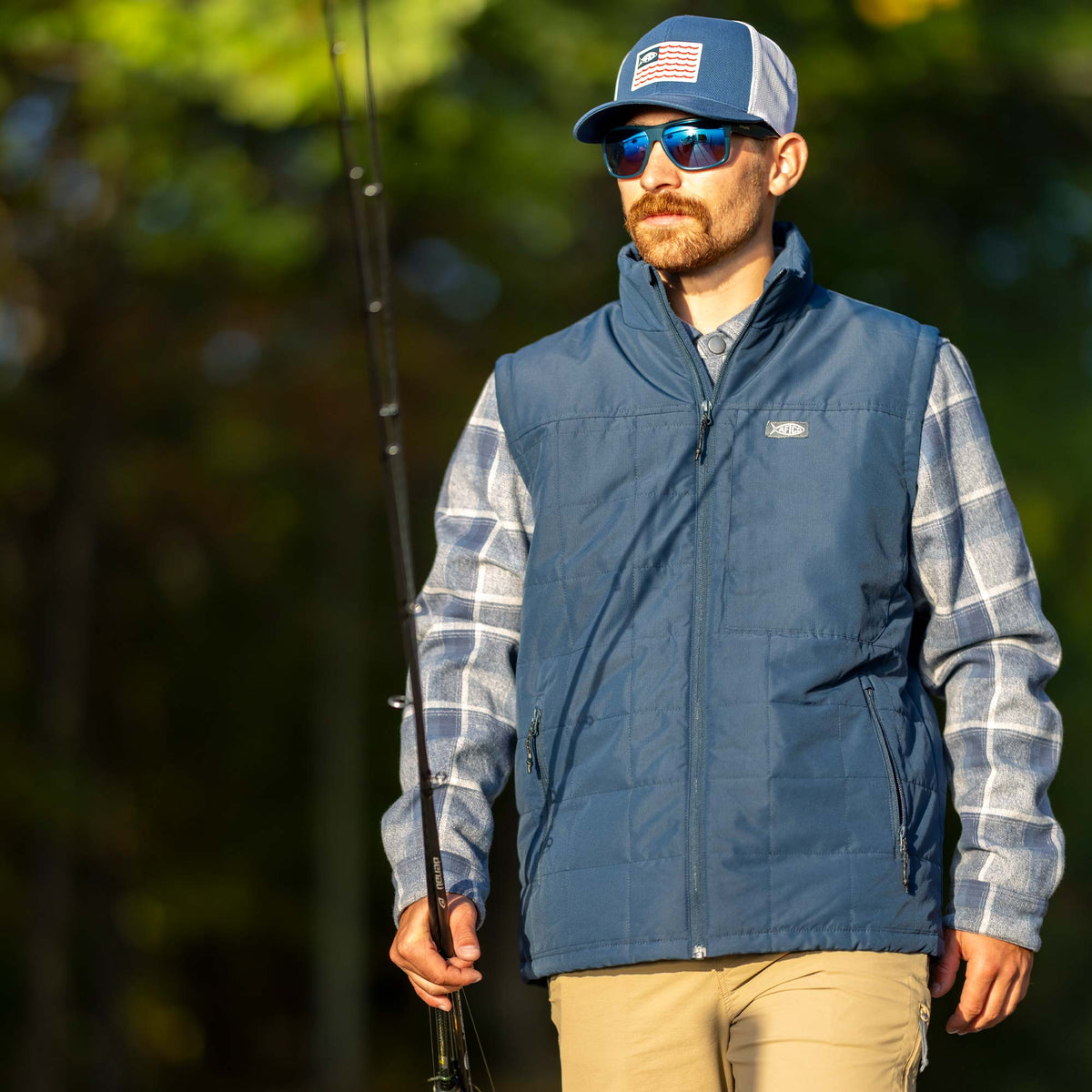 Mens Crosswind Insulated Vest - AFTCO