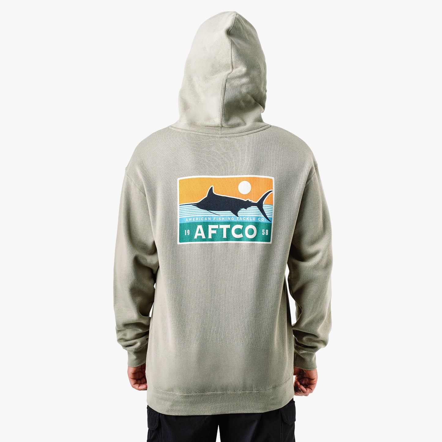 Mens Off The Record Mens Pullover Hoodie - AFTCO
