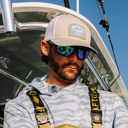 Mens Trilogy Fishing Trucker Hat - AFTCO
