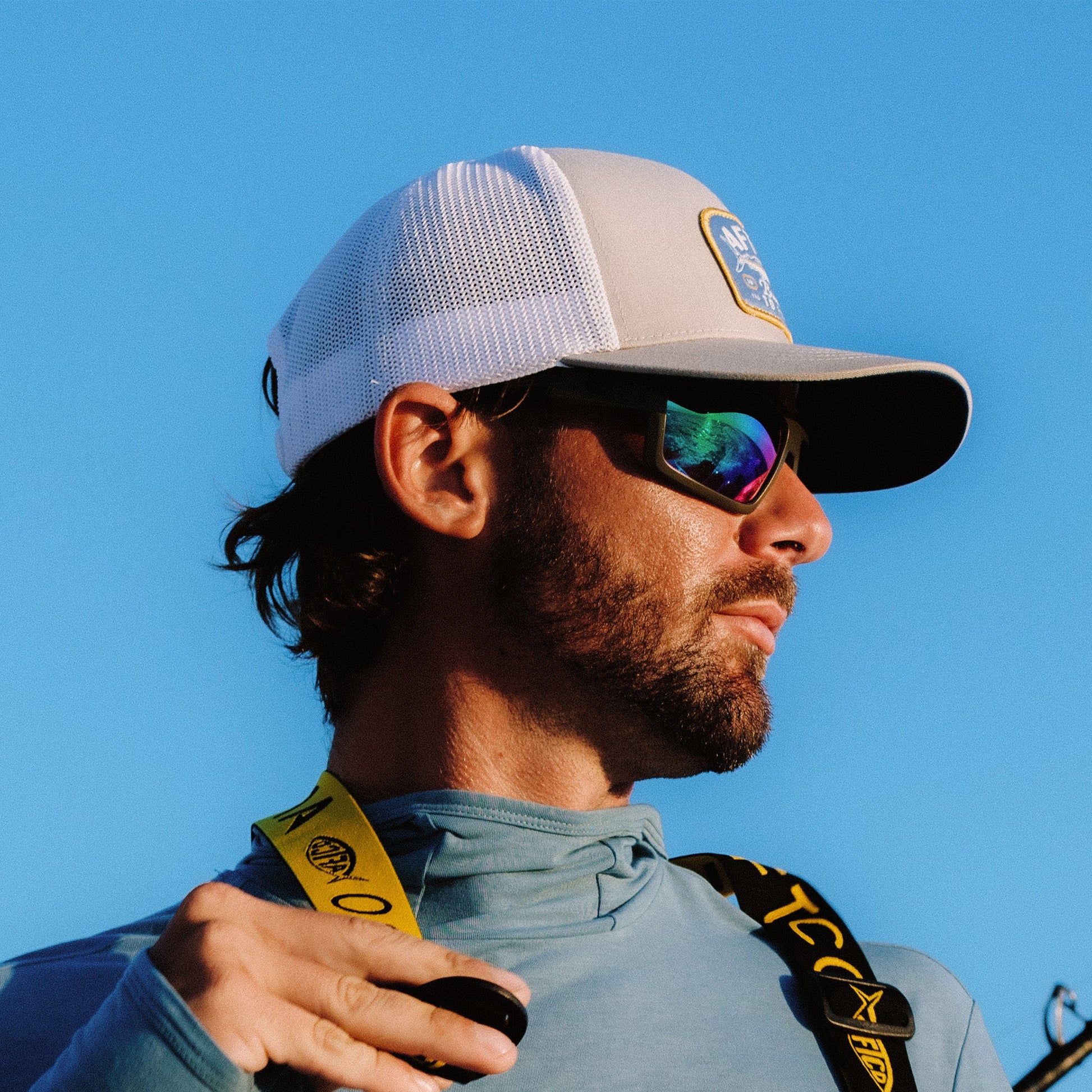 Mens Trilogy Fishing Trucker Hat - AFTCO