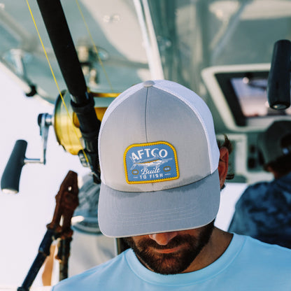 Mens Trilogy Fishing Trucker Hat - AFTCO
