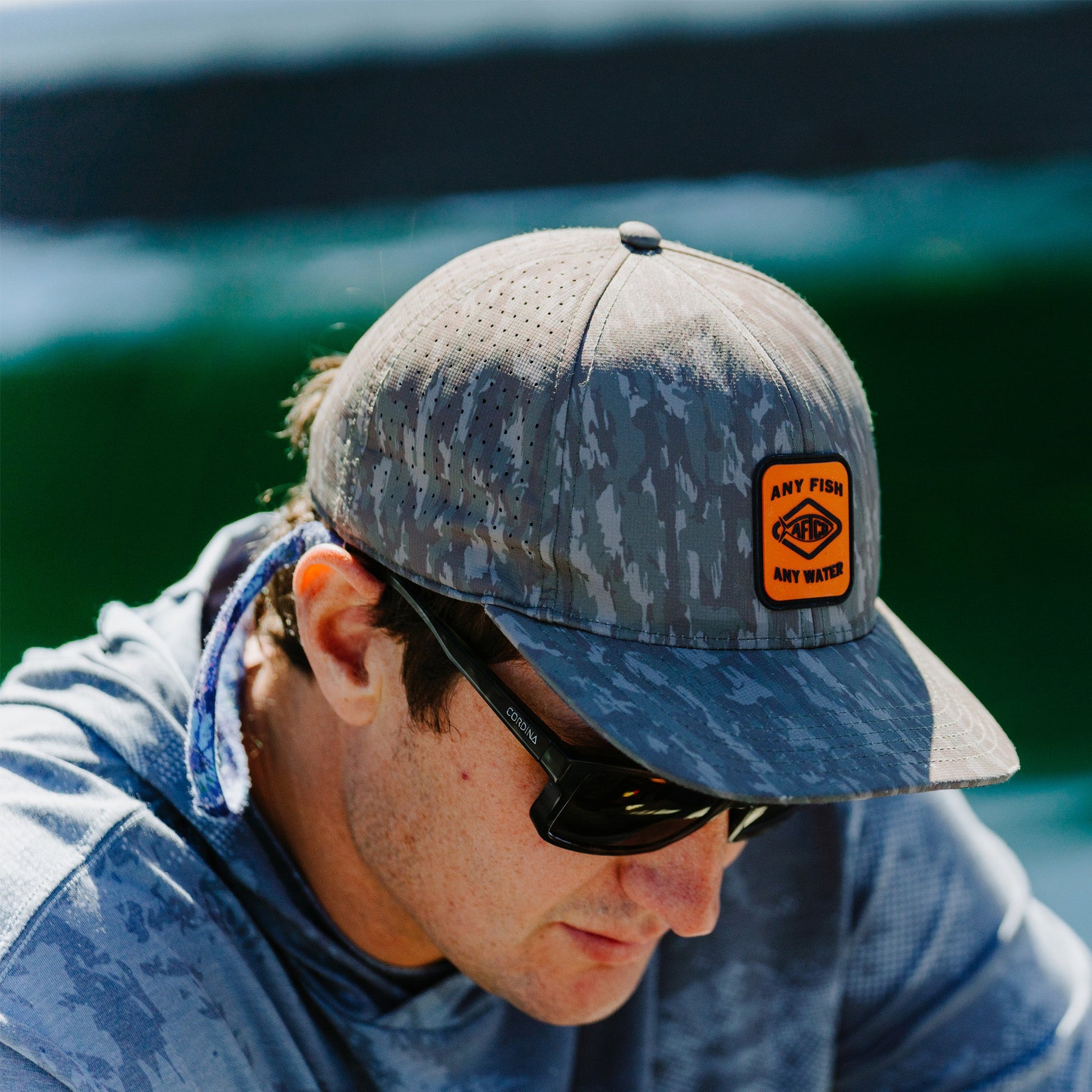 Mens Flippin' Tech Fishing Hat - AFTCO