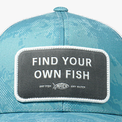 Mens Find Your Own Fish Trucker Hat - AFTCO