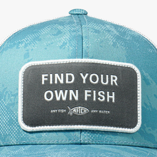 Mens Find Your Own Fish Trucker Hat - AFTCO