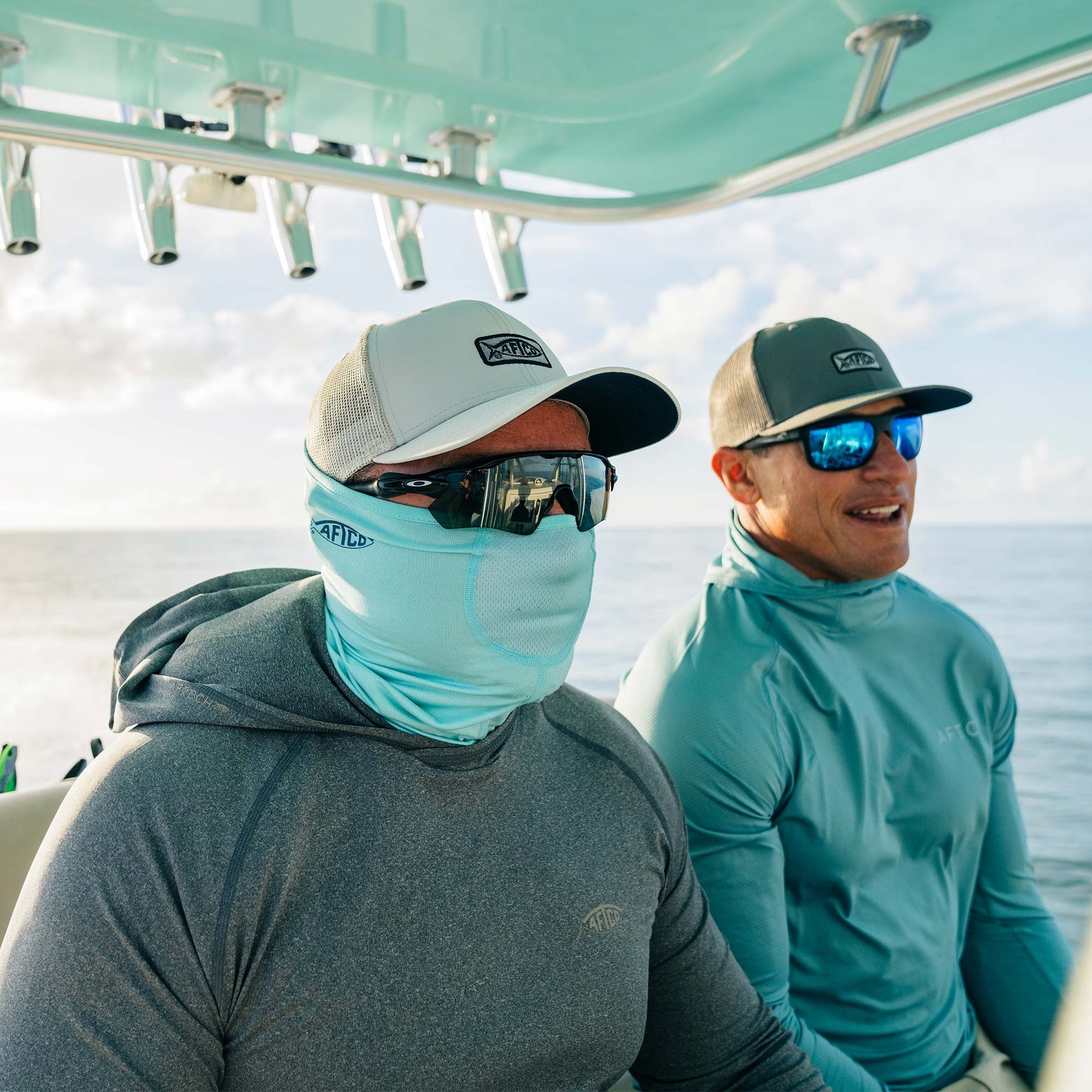 Mens Air-O Mesh Fishing Sun Mask - AFTCO
