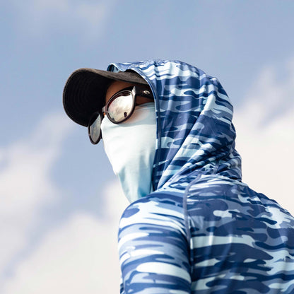 Mens Air-O Mesh Fishing Sun Mask - AFTCO
