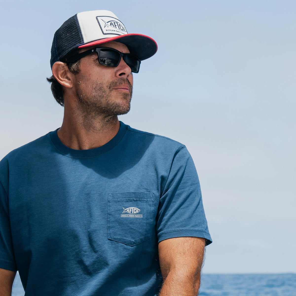 Mens 00's AFTCO Vintage Fishing Hat - AFTCO