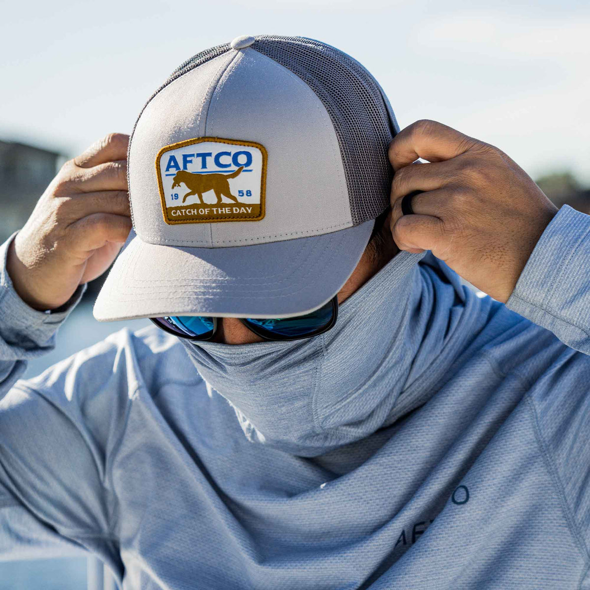 Mens Fetch Fishing Trucker Hat - AFTCO