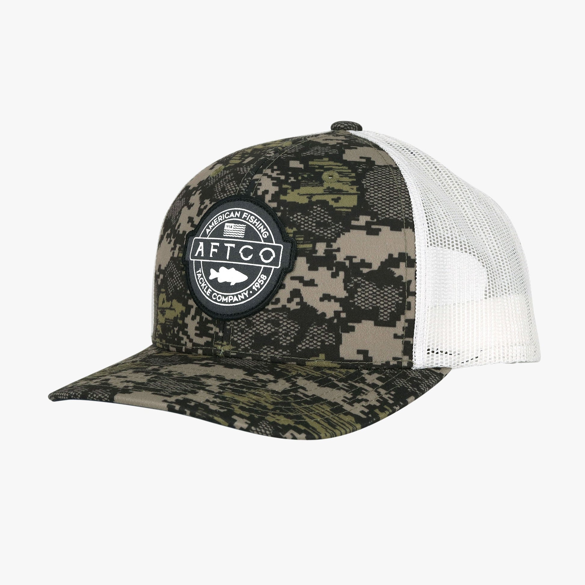 Mens Bass Patch Trucker Hat - AFTCO