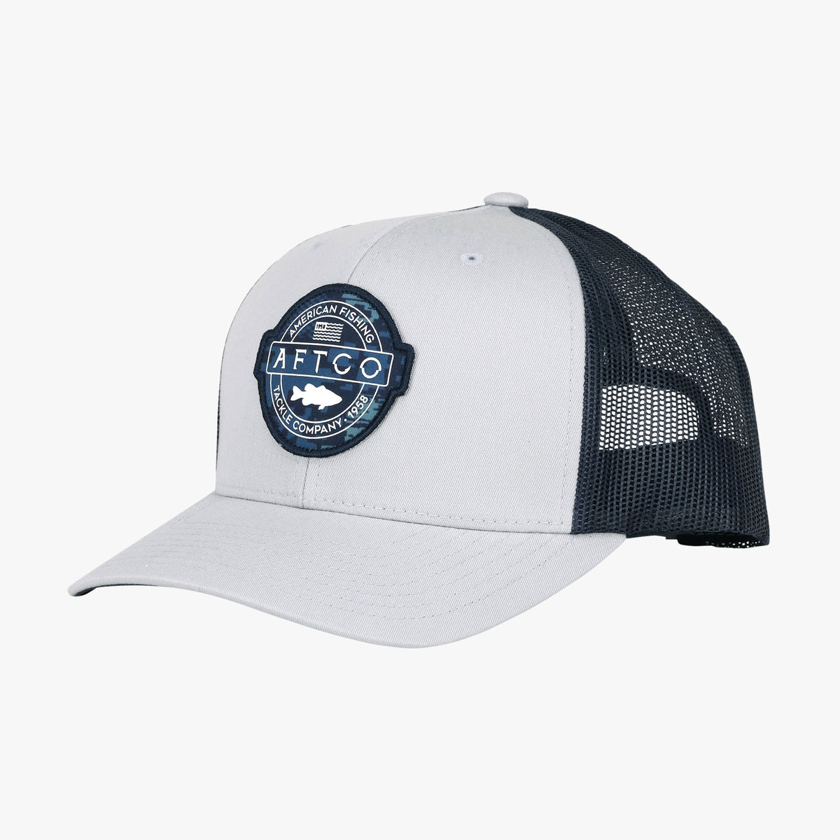 Mens Bass Patch Trucker Hat - AFTCO