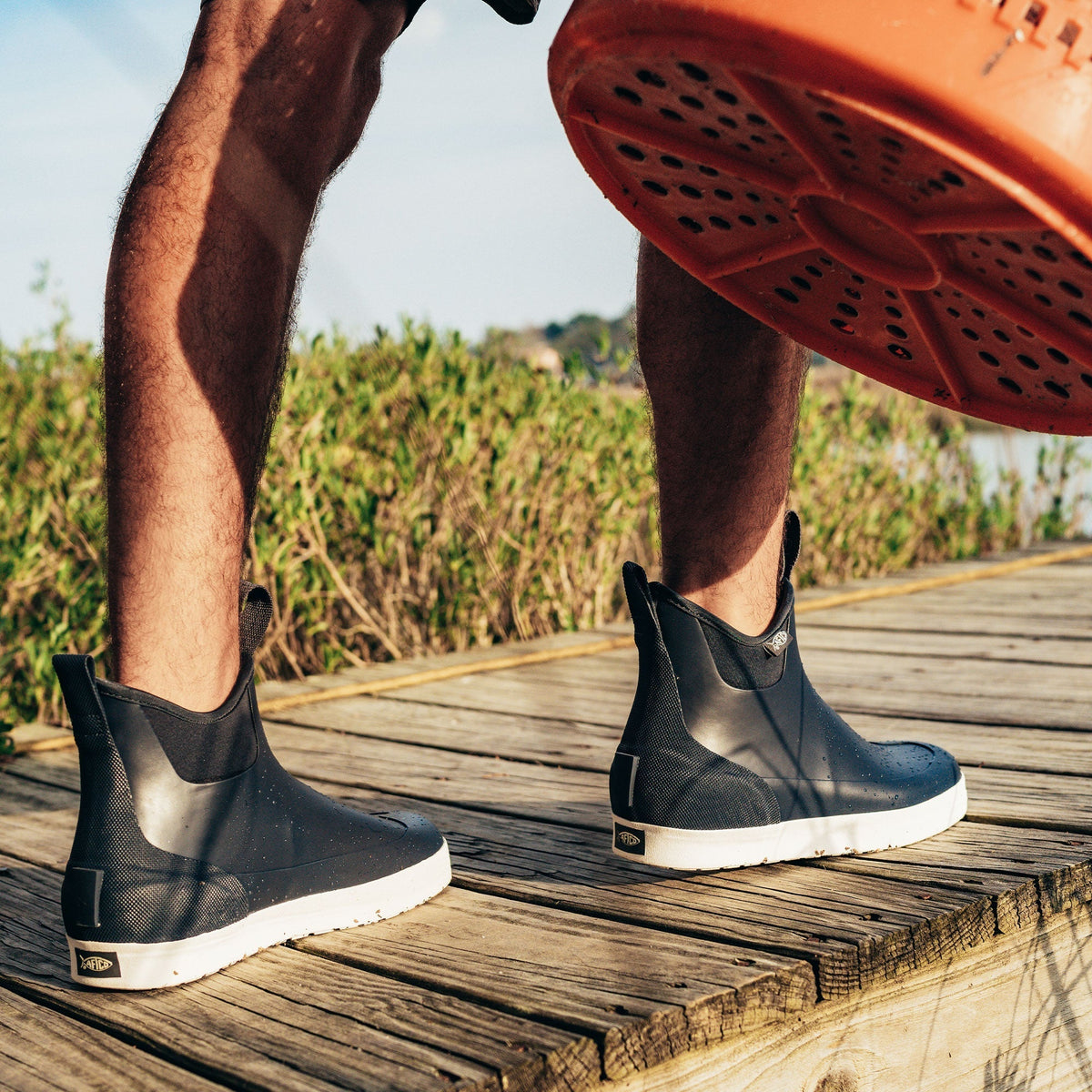 Mens Ankle Deck Fishing Boots - AFTCO