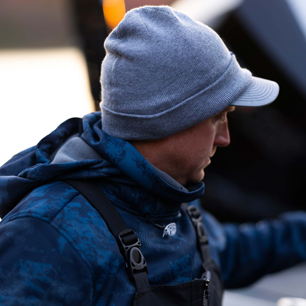 Mens Breakwater Waterproof Fishing Beanie - AFTCO