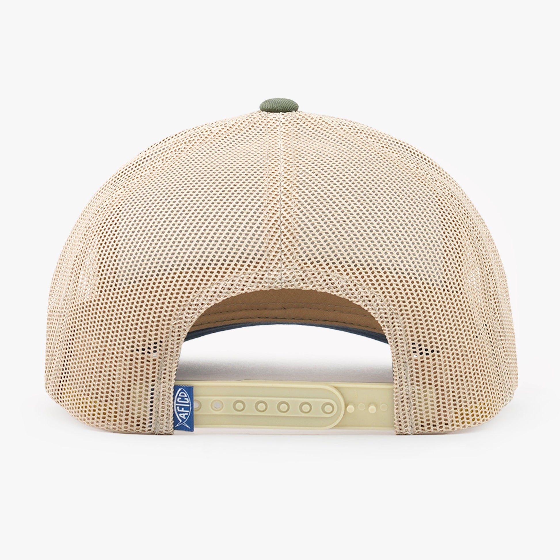 Mens Lemonade Leather Trucker Hat - AFTCO