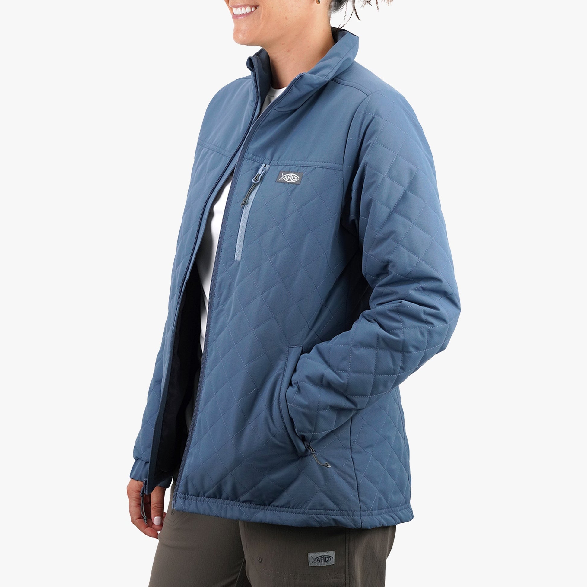 Womens Women's Crosswind Puff Jacket - AFTCO