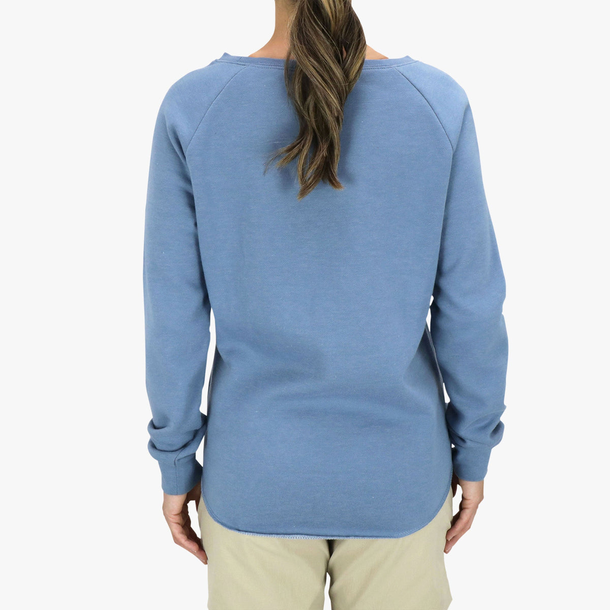 Womens Women's Whiskey Crewneck Fleece - AFTCO