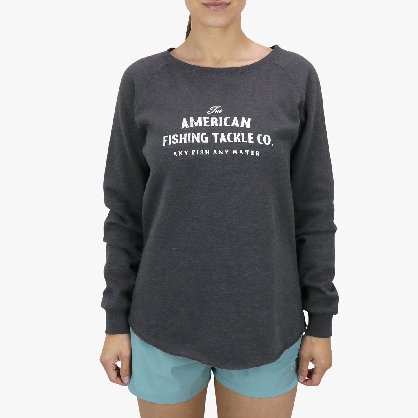 Womens Women's Whiskey Crewneck Fleece - AFTCO