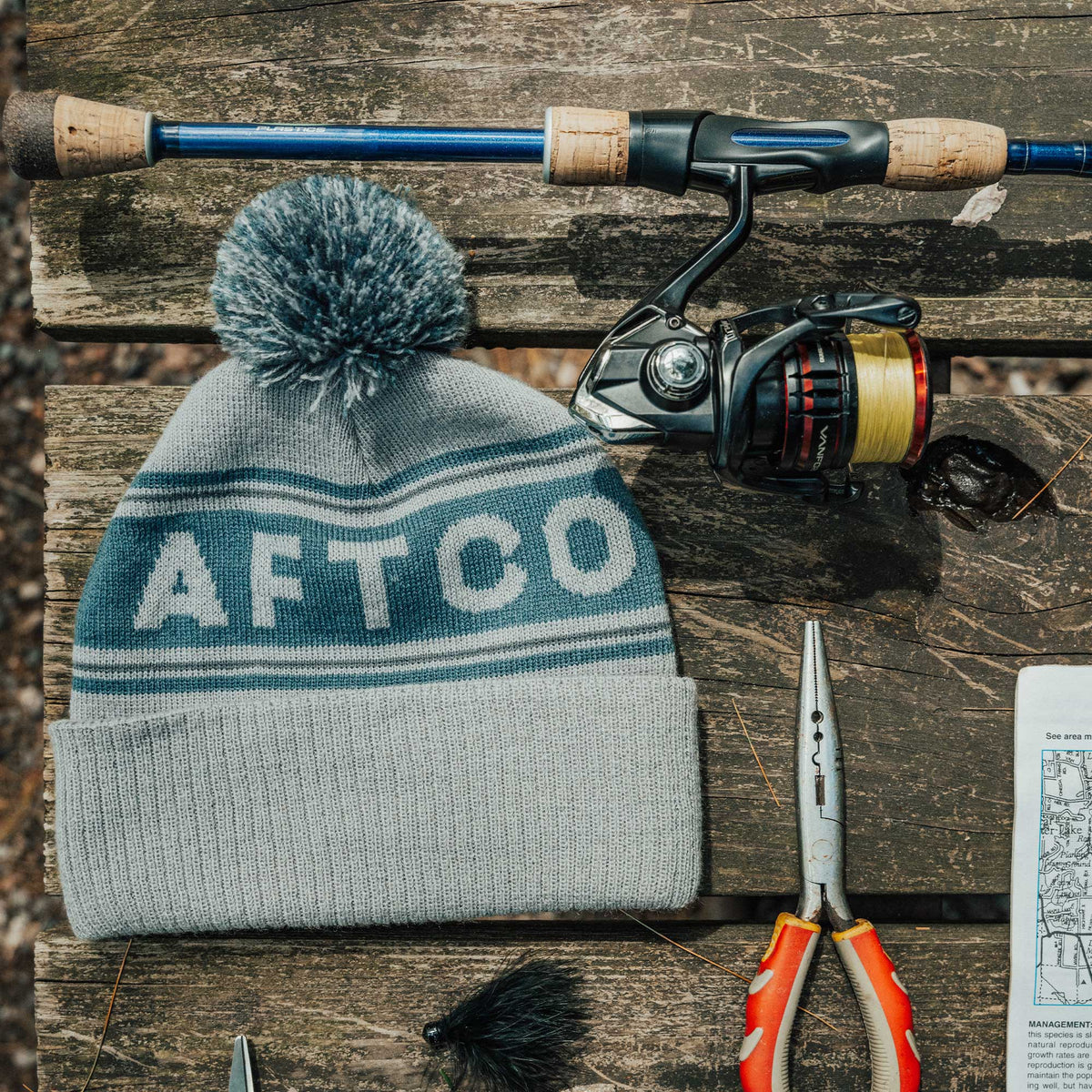 Womens Women's OG Pom Beanie - AFTCO
