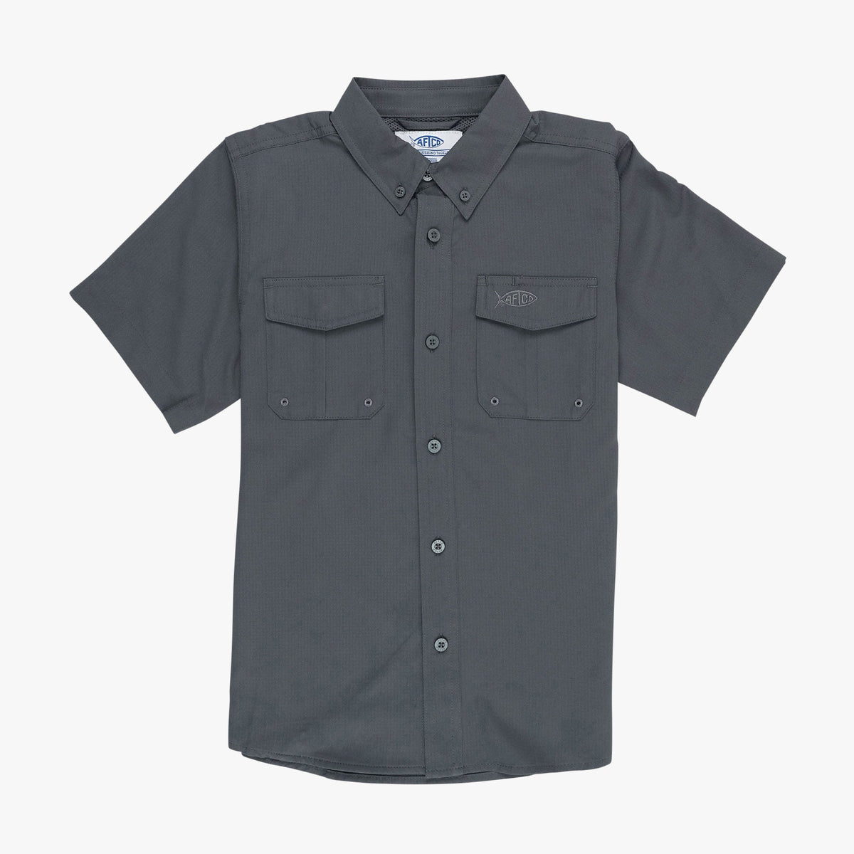 Kids|Mens Youth Rangle Short Sleeve Woven Tech Tees - AFTCO