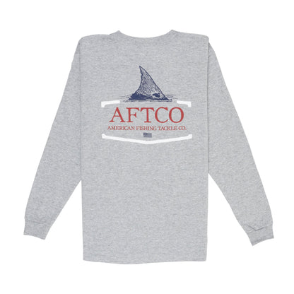 Kids|Mens Youth Tall Tail LS T-Shirt - AFTCO