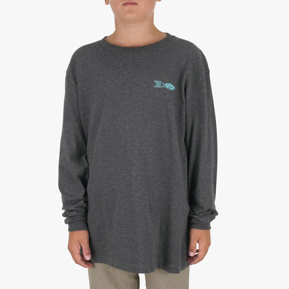 Kids|Mens Youth Red Hot LS T-Shirt - AFTCO
