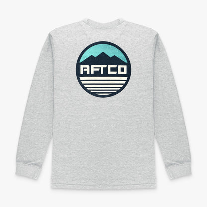 Kids|Mens Youth Peaks LS Fishing T-Shirt For Kids - AFTCO