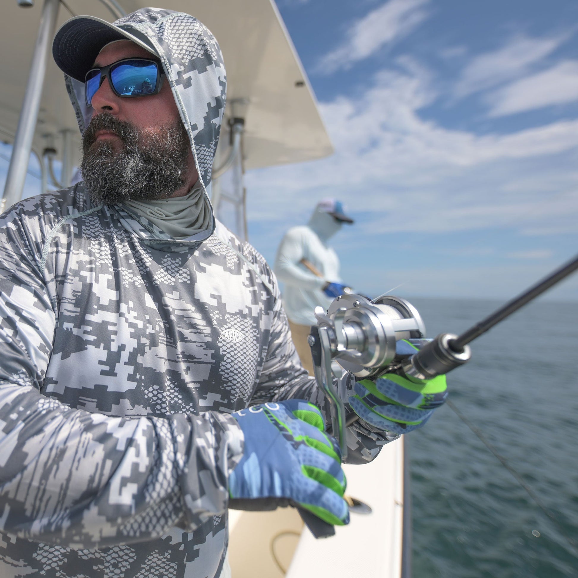 Tackle & Gear|Mens JigPro Jigging Gloves - AFTCO