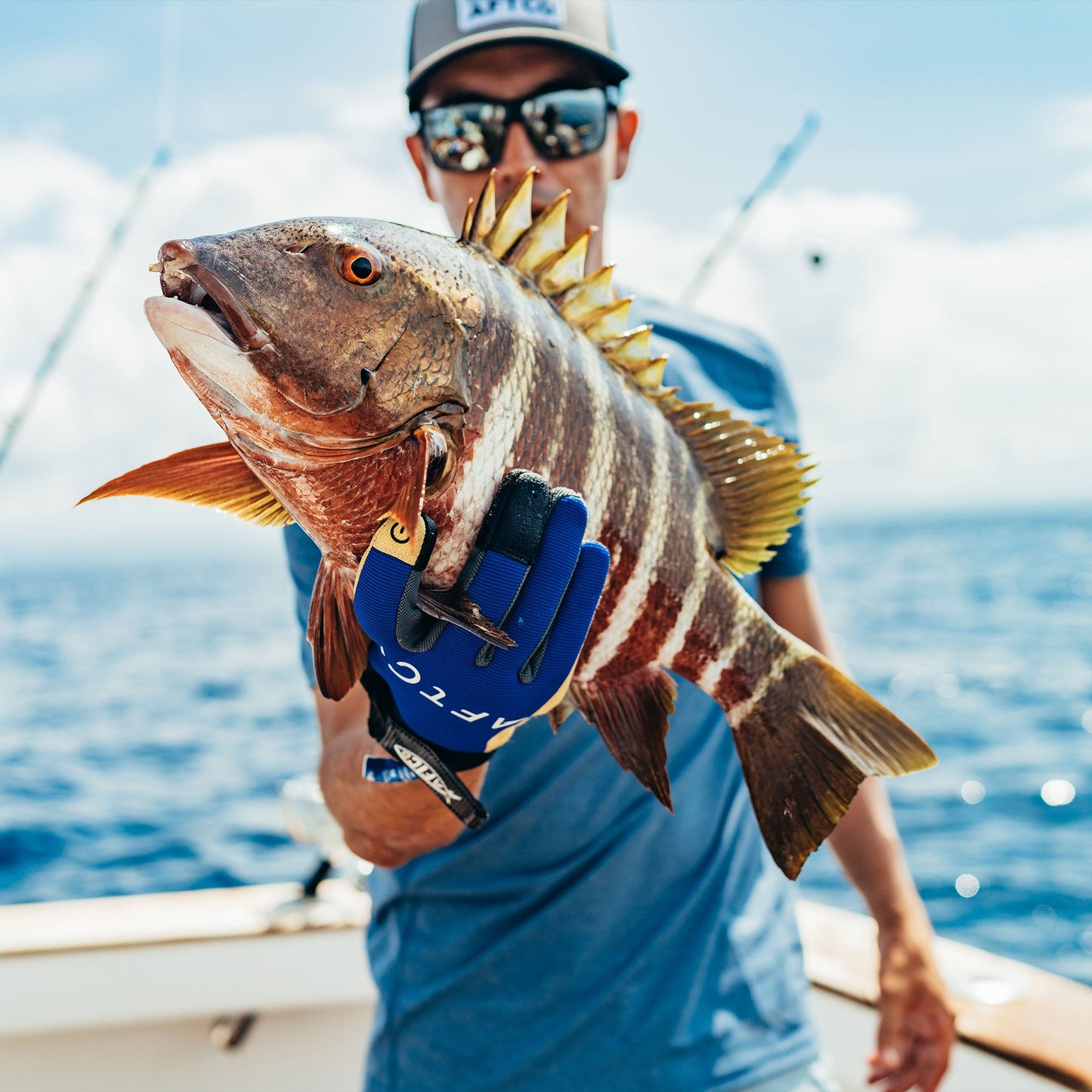 Tackle & Gear|Mens Offshore Fishing Release Glove - AFTCO - AFTCO