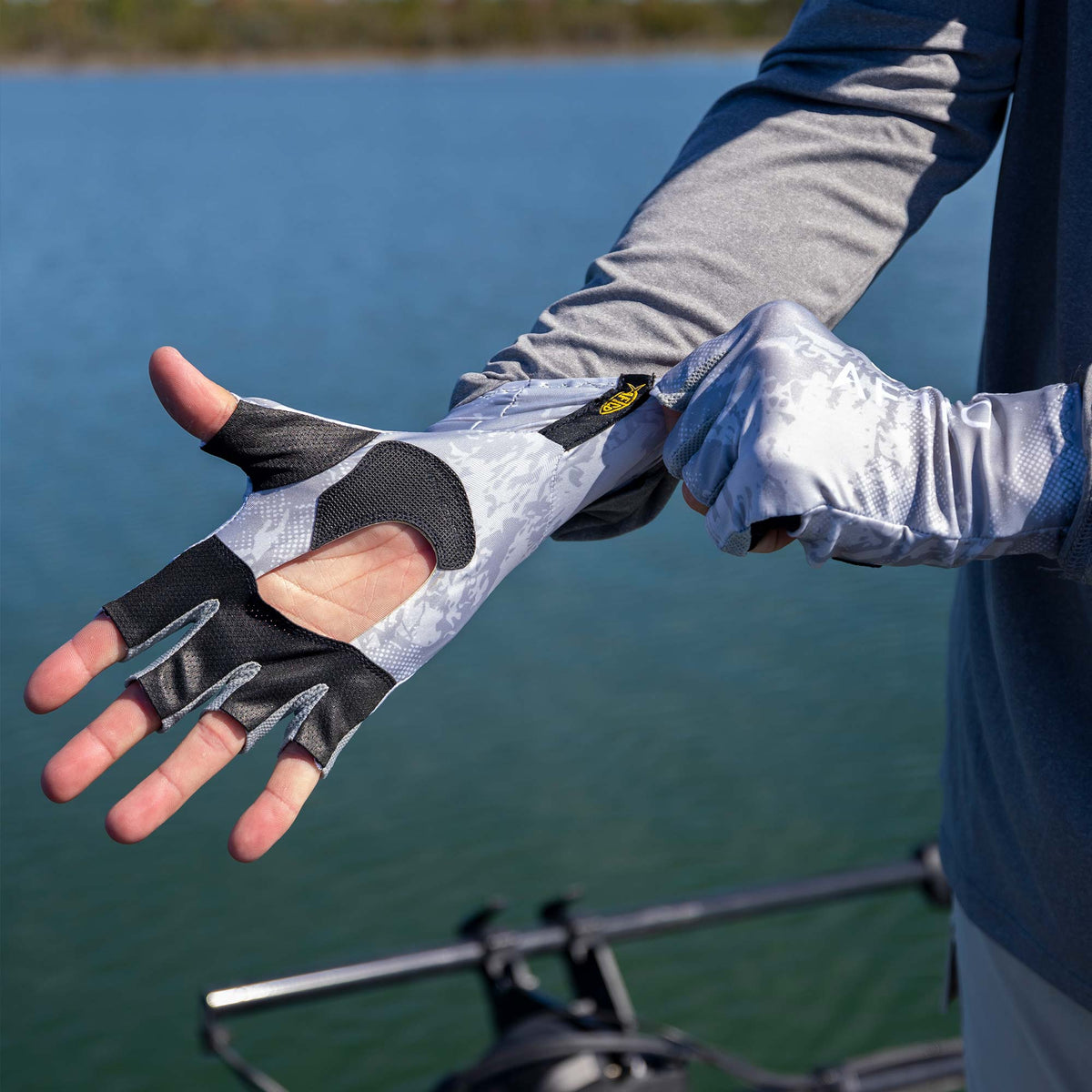 Tackle & Gear|Mens Solago Sun Gloves - AFTCO