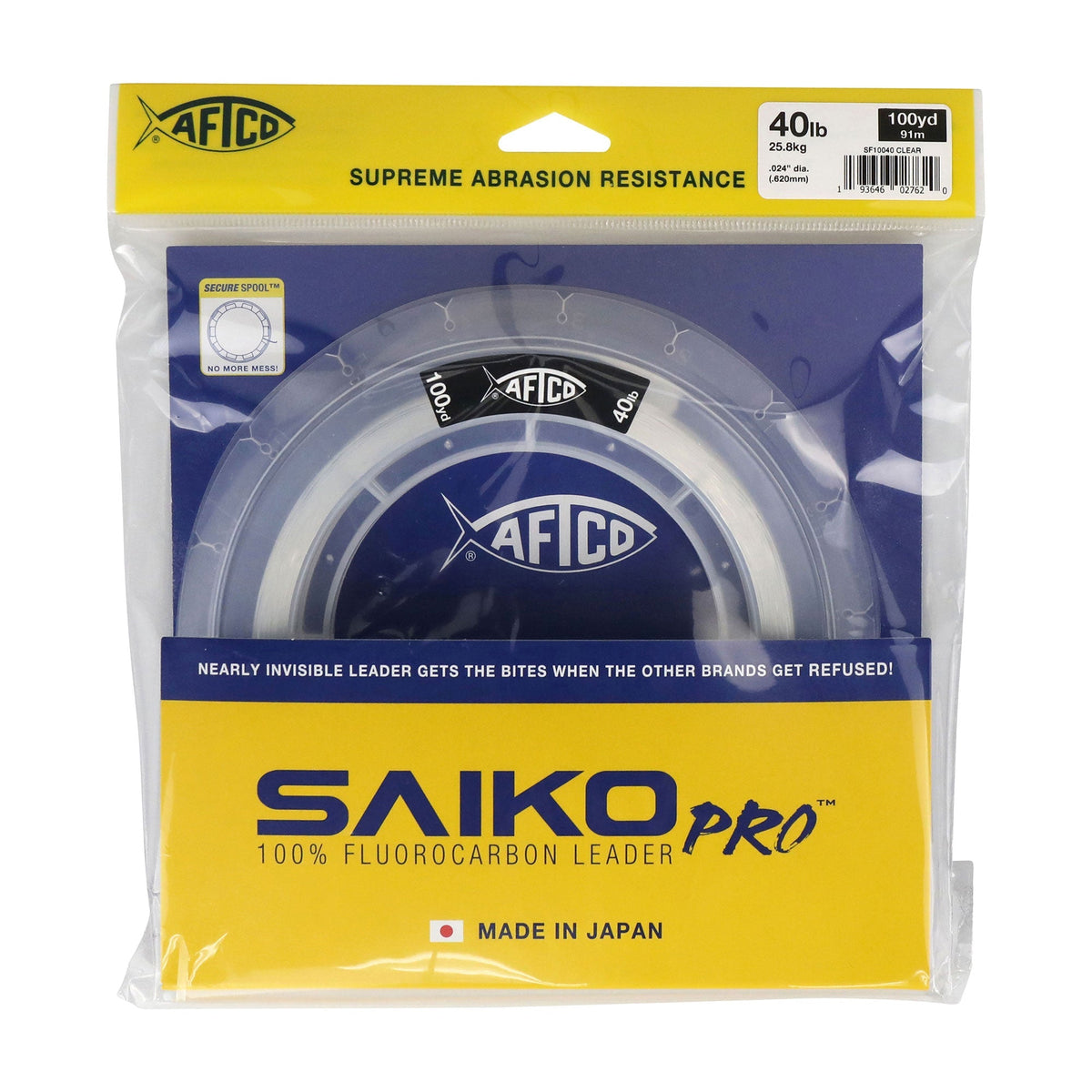Tackle & Gear Saiko Pro 100% Fluorocarbon Leader - AFTCO