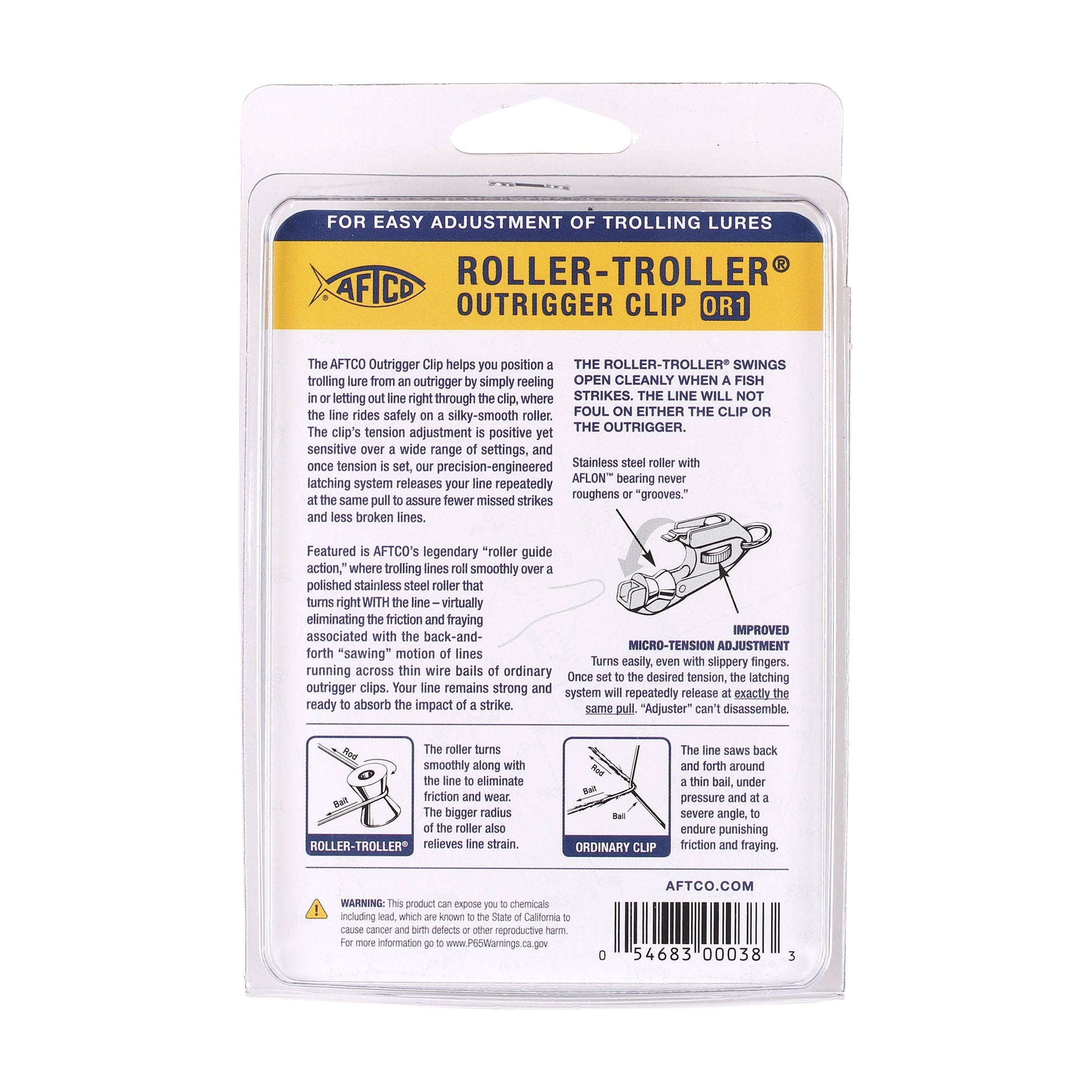 Tackle & Gear Roller-Troller Outrigger Clips - AFTCO