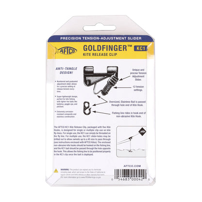 Tackle & Gear Goldfinger Kite Release Clip - AFTCO