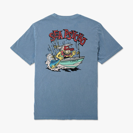 Mens Sea Psycho Short Sleeve Fishing T-Shirt - AFTCO