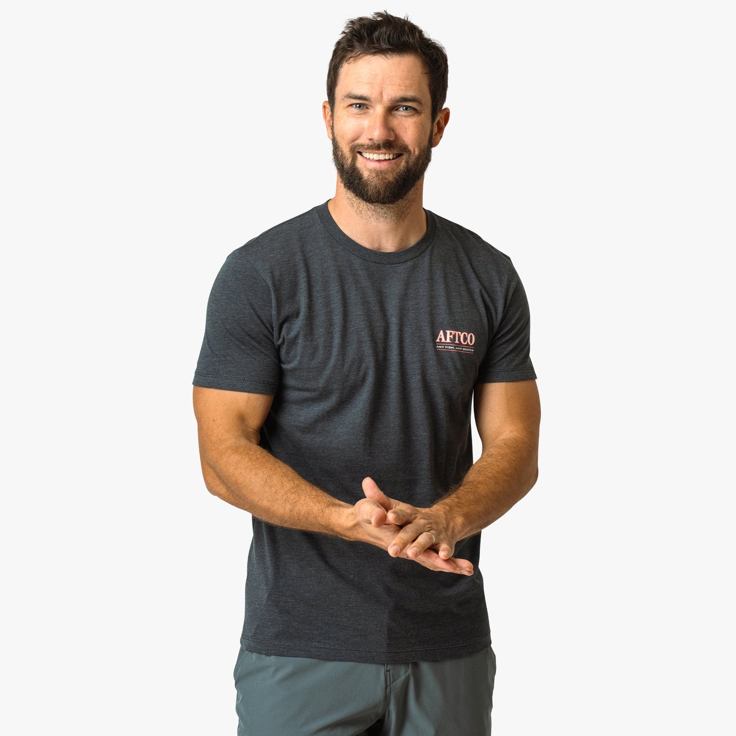 Mens Thrasher Short Sleeve Men's Fishing T-Shirt - AFTCO