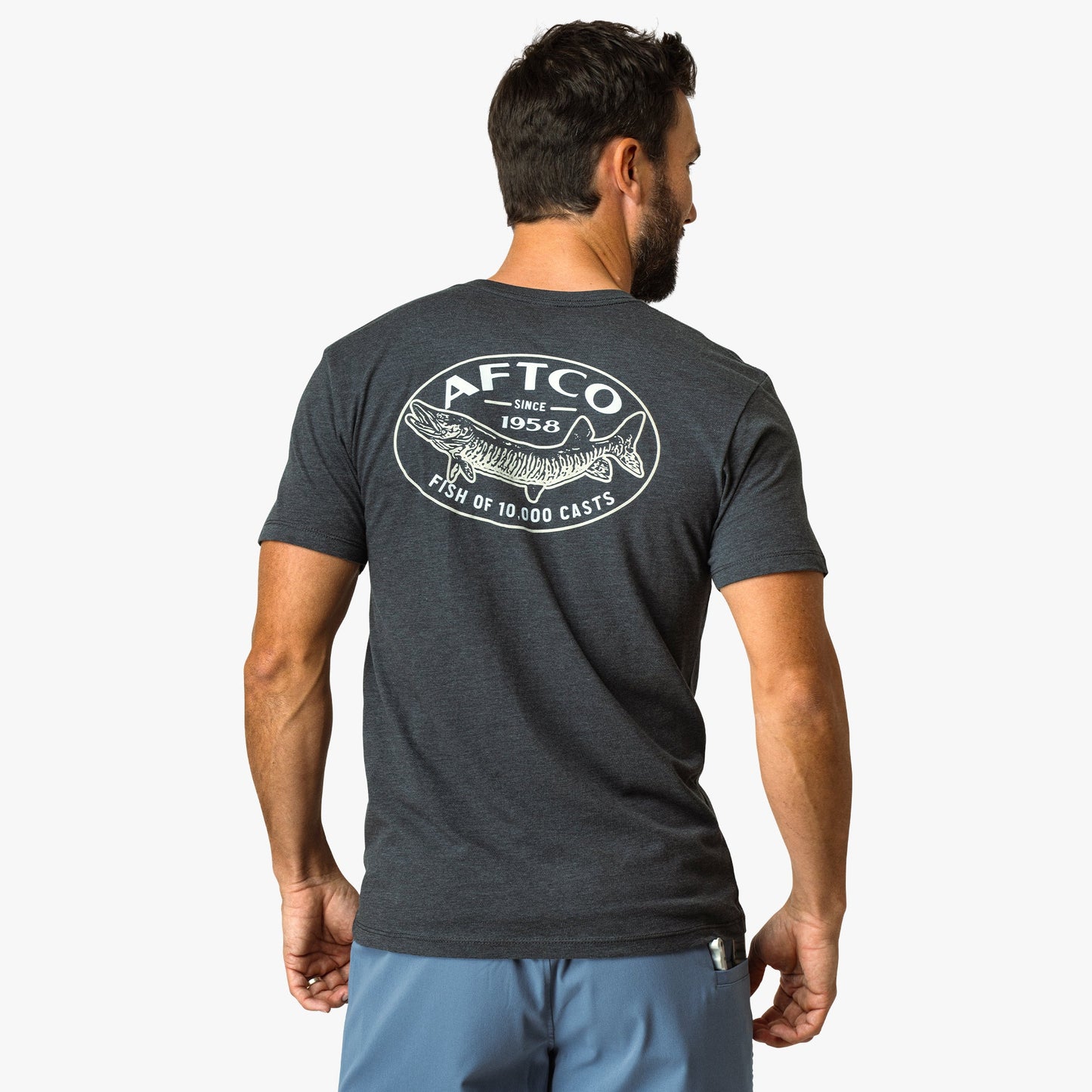 Mens Thrasher Short Sleeve Men's Fishing T-Shirt - AFTCO