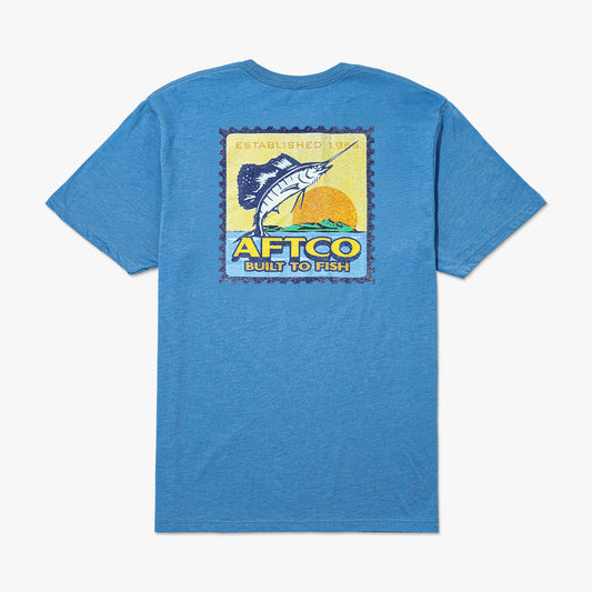 Mens Greetings Short Sleeve Men's Fishing T-Shirt - AFTCO