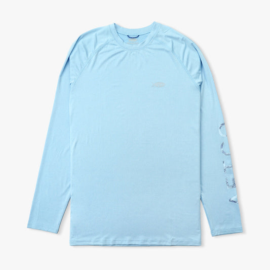 Mens Big Guy Samurai LS Performance Shirt - AFTCO