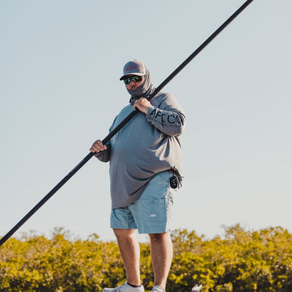 Mens Big Guy Samurai LS Performance Shirt - AFTCO