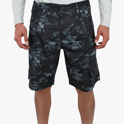 Mens Tactical Camo Fishing Shorts - AFTCO - AFTCO