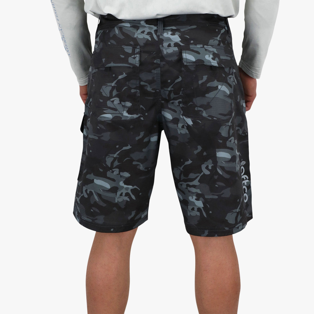 Mens Tactical Camo Fishing Shorts - AFTCO - AFTCO