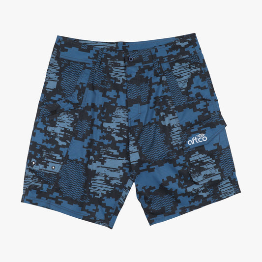 Mens Tactical Camo Fishing Shorts - AFTCO - AFTCO