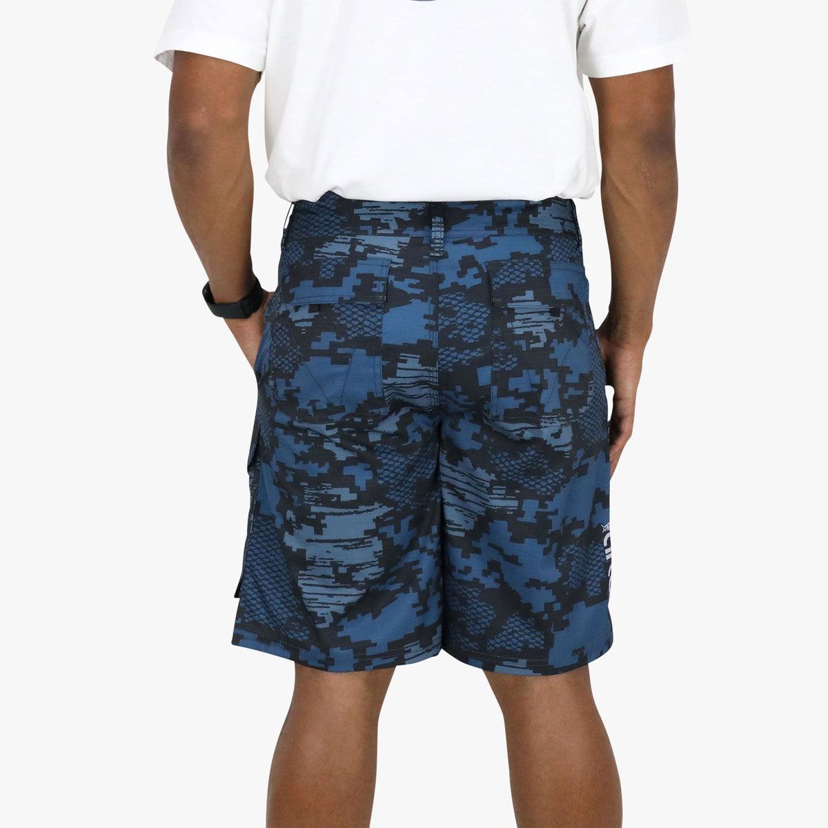 Mens Tactical Camo Fishing Shorts - AFTCO - AFTCO