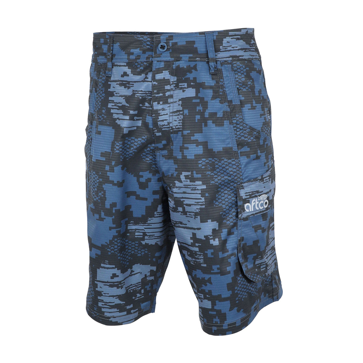 Mens Tactical Camo Fishing Shorts - AFTCO - AFTCO