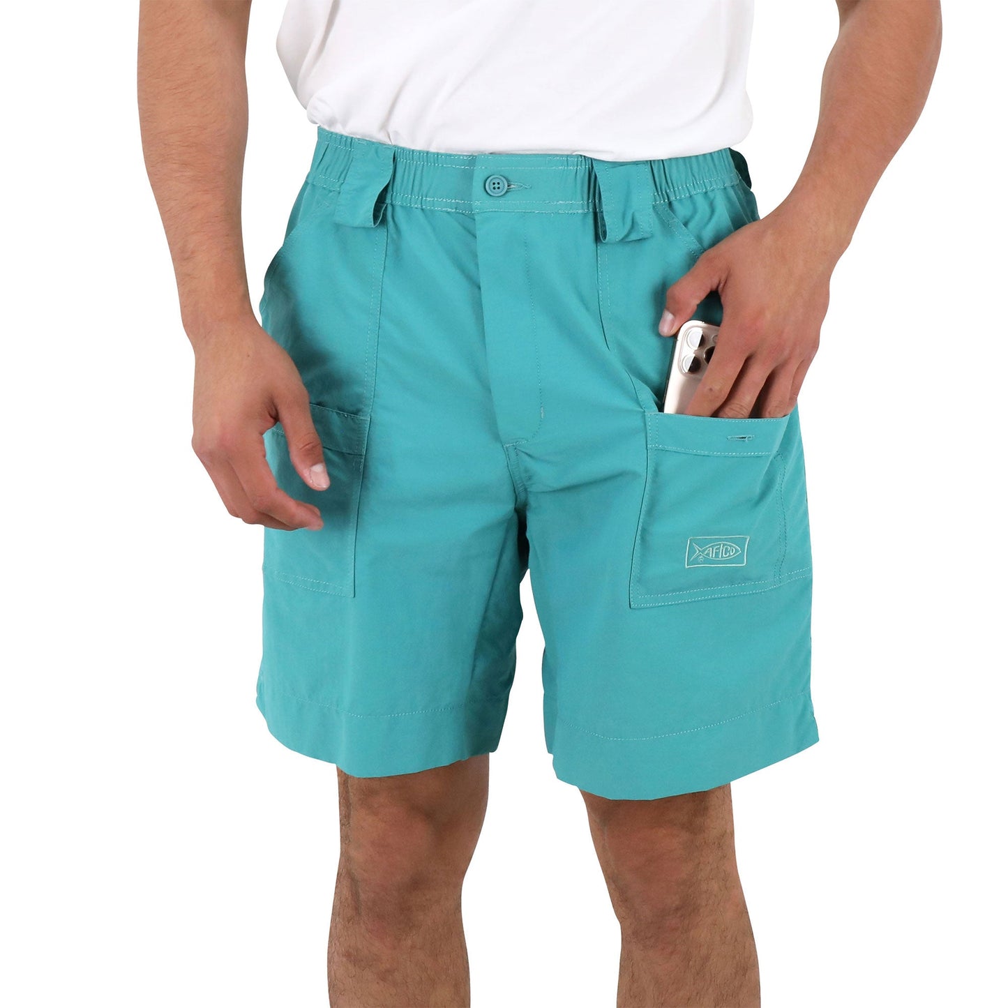 Mens Original Mens Fishing Shorts Long - AFTCO