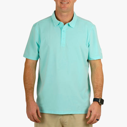 Mens Air O Mesh Performance Polo - AFTCO