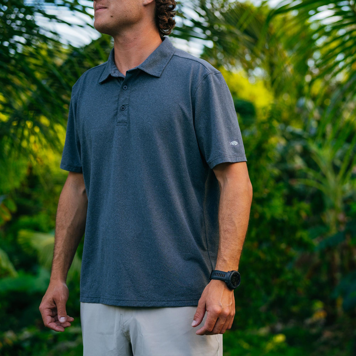 Mens Air O Mesh Performance Polo - AFTCO