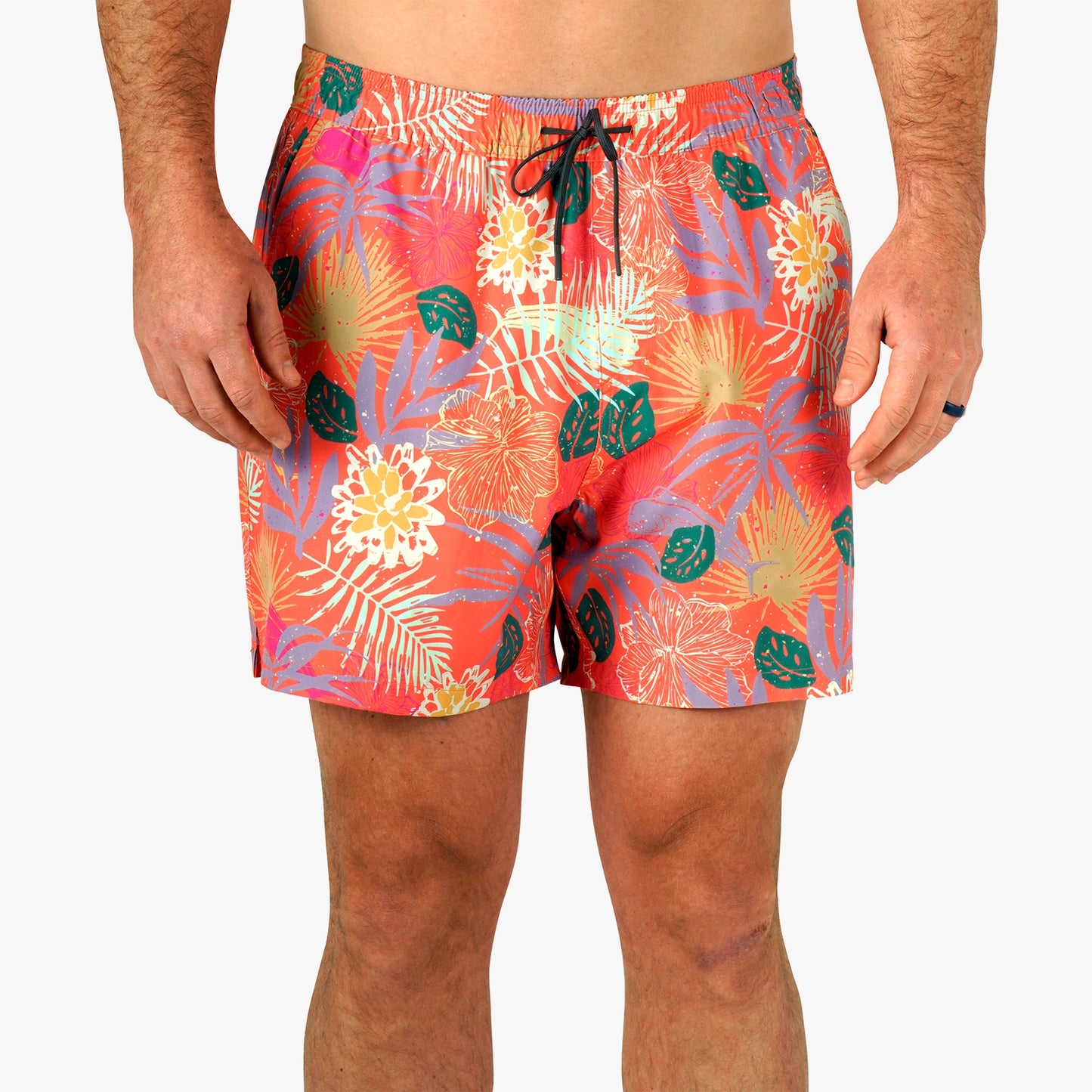 Mens Strike Printed Swim Trunks - AFTCO